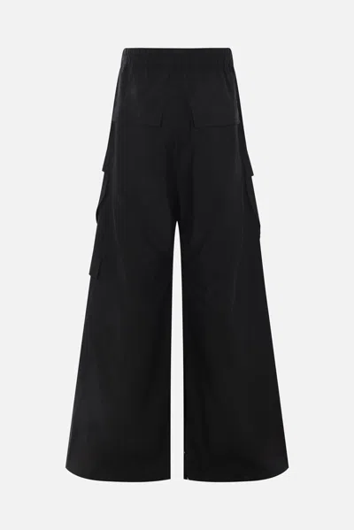 Rick Owens Drkshdw Drkshdw By Rick Owens Relaxed Fit Wide Leg Pants In Black