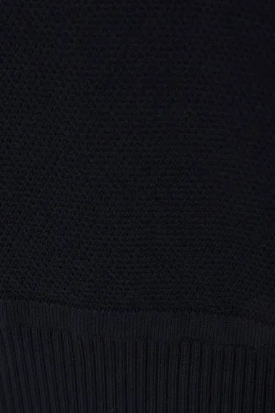 Stone Island Light Rws Pure Wool Sweater In Black