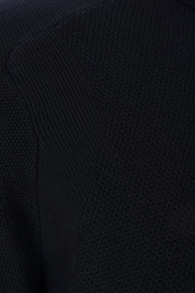 Stone Island Light Rws Pure Wool Sweater In Black