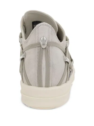 Rick Owens Megalaced Leather Sneakers In Multicolor