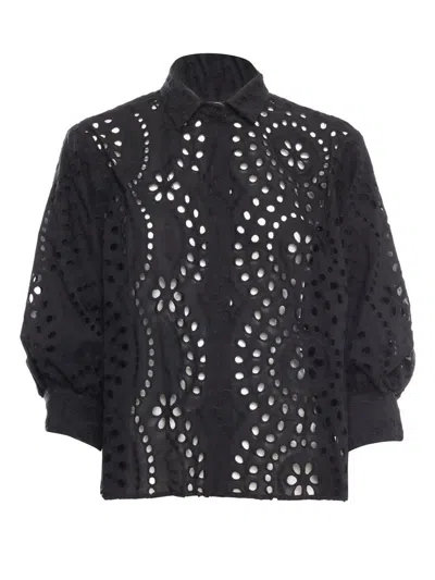 Shop Le Sarte Pettegole Shirt In Black