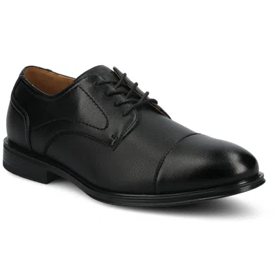 Vance Co. Vance Alec Medium And Wide Width Cap-toe Oxford Dress Shoe In Black