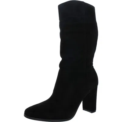 Ralph Lauren Artizan Ii Womens Suede Mid-calf Boots In Multi