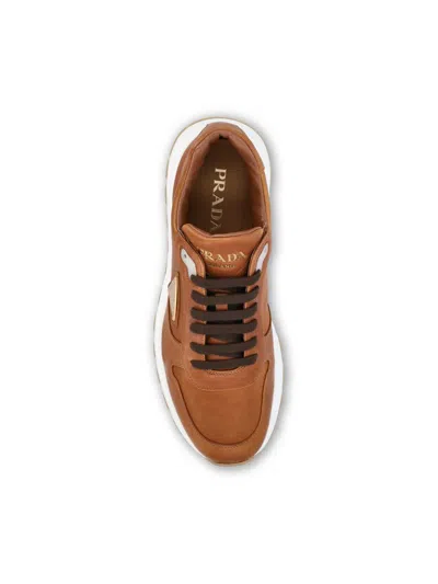 Prada Prax 01 Sneakers In Brown