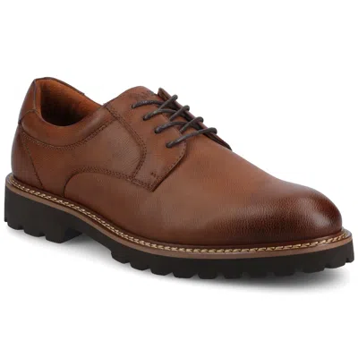 Vance Co. Vance Templeton Lug Sole Oxford Dress Shoe In Brown