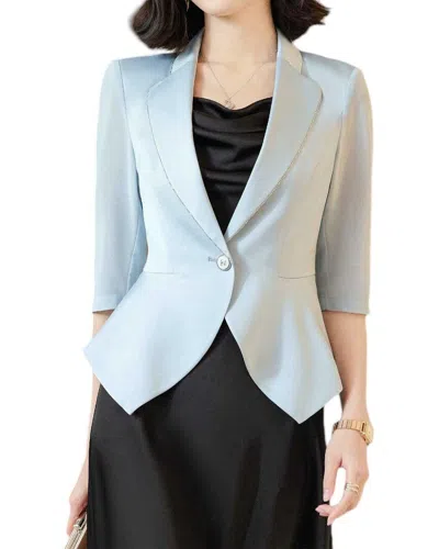 Bossy Chic Blazer In Blue