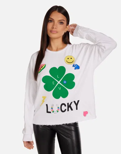 Lauren Moshi Lee X Lucky Clover In White