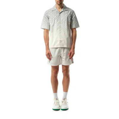 Casablanca Monogram Gradient Short-sleeved Shirt In Grey