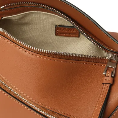 Loewe Men's Puzzle Edge Mini Bumbag In Tan