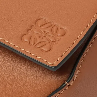 Loewe Men's Puzzle Edge Mini Bumbag In Tan