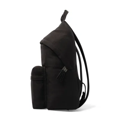 Palm Angels Men's Cordura Classic Logo Backpack In Black/white
