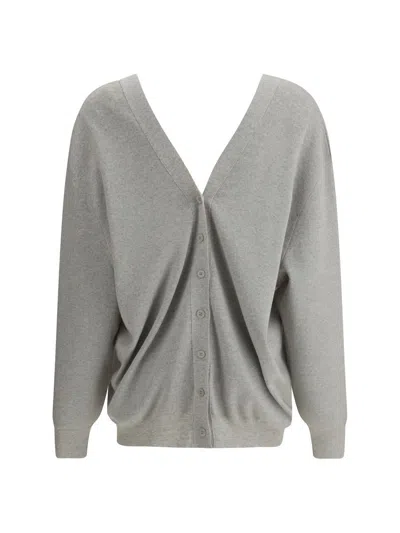 Sa Su Phi Double Side V Cardigan In Grey