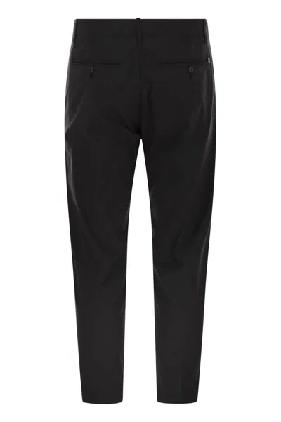 Dondup Belt Loop Casual Pants In Black
