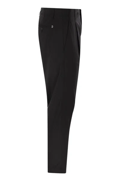 Dondup Belt Loop Casual Pants In Black
