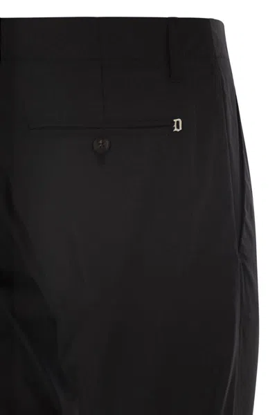 Dondup Belt Loop Casual Pants In Black
