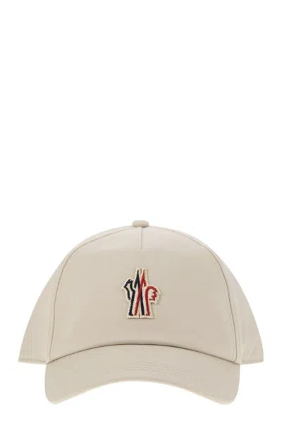 Moncler Grenoble Baseball Cap With Logocappello Da Baseball Con Logo In Beige