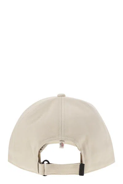 Moncler Grenoble Baseball Cap With Logocappello Da Baseball Con Logo In Beige