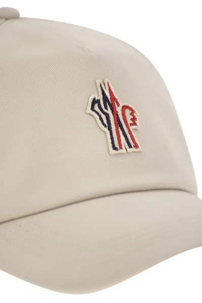 Moncler Grenoble Baseball Cap With Logocappello Da Baseball Con Logo In Beige