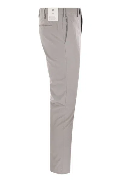 Pt Torino Trousers In Light Grey