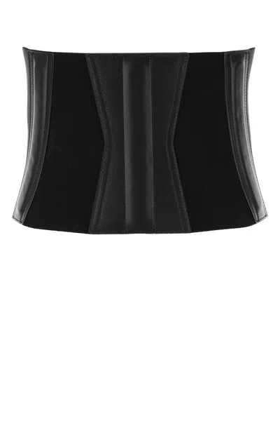 Sportmax Large Belt In Black