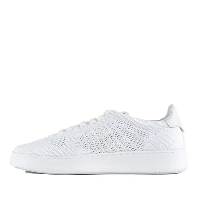 Autry Medalist Easeknit Low Fabric Sneakers White In White