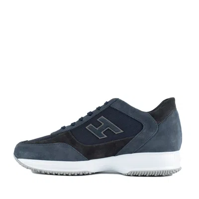 Hogan Blue Interactive Sneakers In Blue