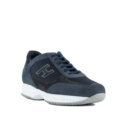 Hogan Blue Interactive Sneakers In Blue