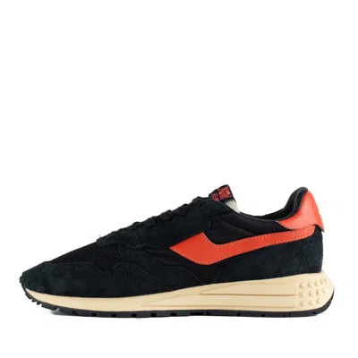 Autry Reelwind Low Sneakers In Orange, Black