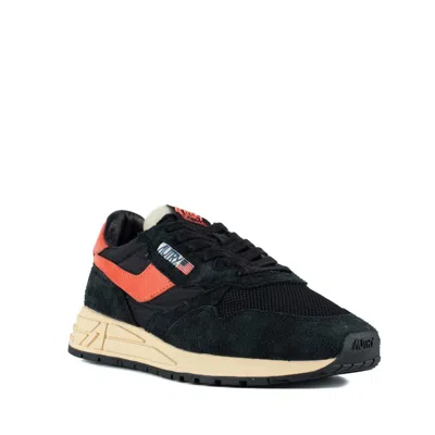 Autry Reelwind Low Sneakers In Orange, Black