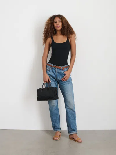 Alex Mill 365 Ribbed Tank In Black