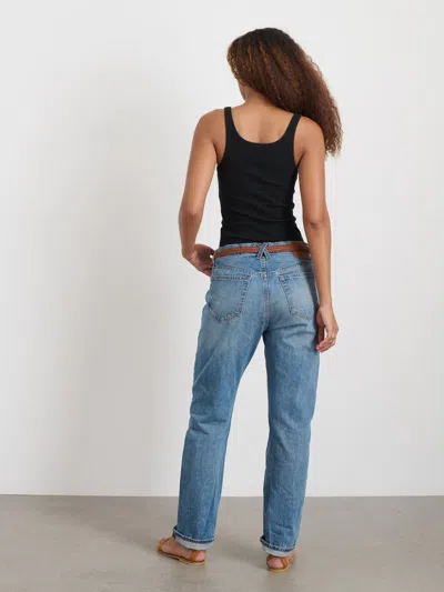 Alex Mill 365 Ribbed Tank In Black
