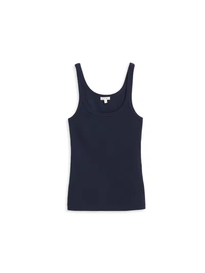 Alex Mill 365 Ribbed Tank In Dark Navy