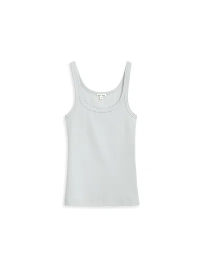 Alex Mill 365 Ribbed Tank In Glass Blue