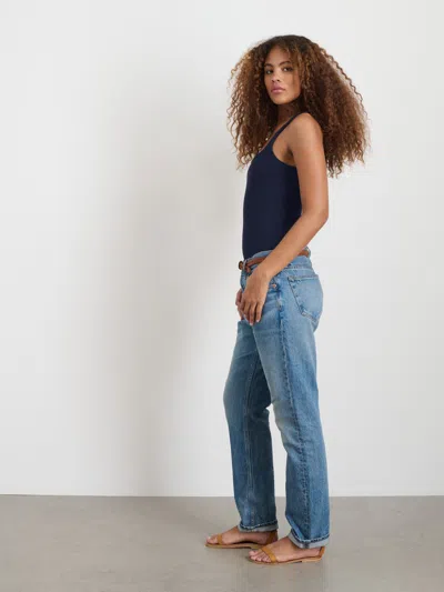 Alex Mill 365 Ribbed Tank In Dark Navy
