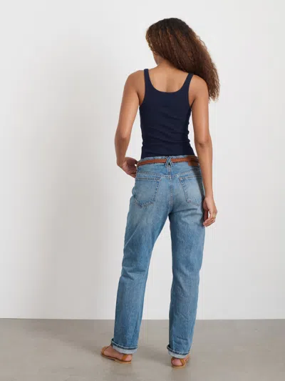 Alex Mill 365 Ribbed Tank In Dark Navy