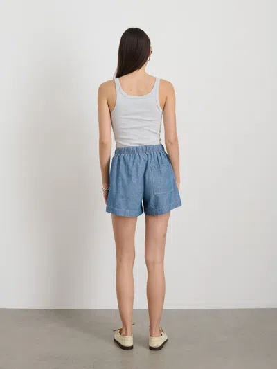 Alex Mill 365 Ribbed Tank In Glass Blue