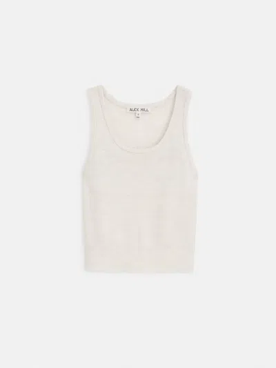 ALEX MILL AVA CROPPED TANK IN EXTRAFINE MERINO WOOL 
