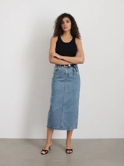 Alex Mill Ava Cropped Tank In Extrafine Merino Wool In Black