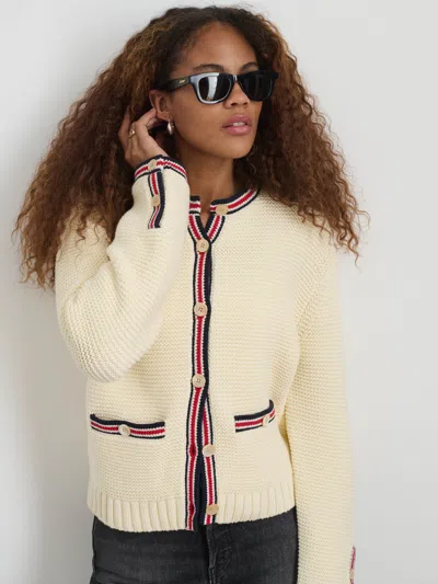 Alex Mill Emmy Sweater In Cotton In Ivory Combo