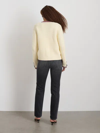 Alex Mill Emmy Sweater In Cotton In Ivory Combo