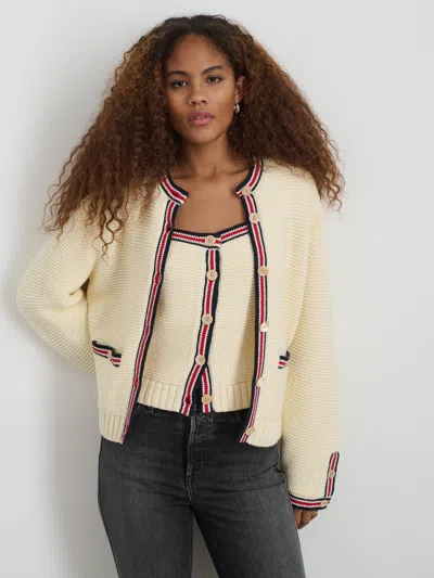 Alex Mill Emmy Sweater In Cotton In Ivory Combo