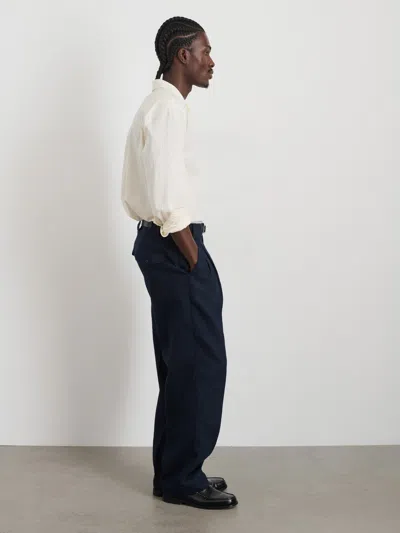 Alex Mill Mason Shirt In Japanese Crinkle Cotton In Off White