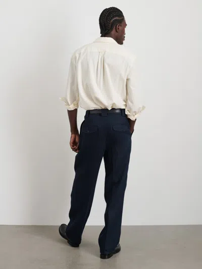 Alex Mill Mason Shirt In Japanese Crinkle Cotton In Off White
