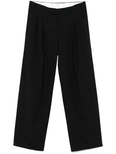 A Paper Kid Man Pants Black Size L Cotton In Black