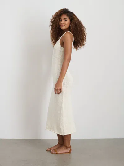 Alex Mill Serena Dress In Cotton Boucle In Ivory