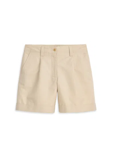 Alex Mill Soho Short In Cotton Linen In Tan