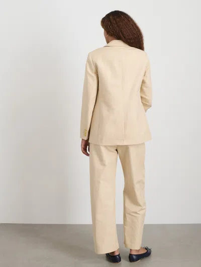 Alex Mill Soho Blazer In Cotton Linen In Tan