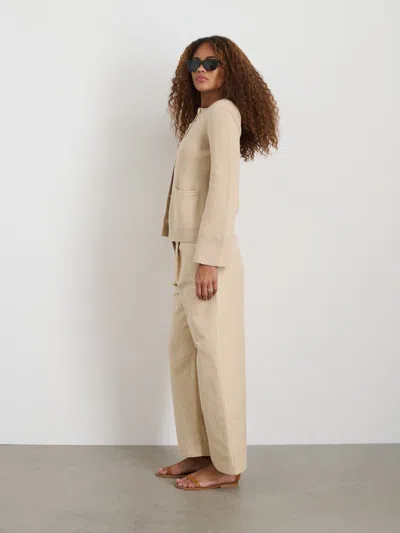 Alex Mill Soho Pant In Cotton Linen In Tan