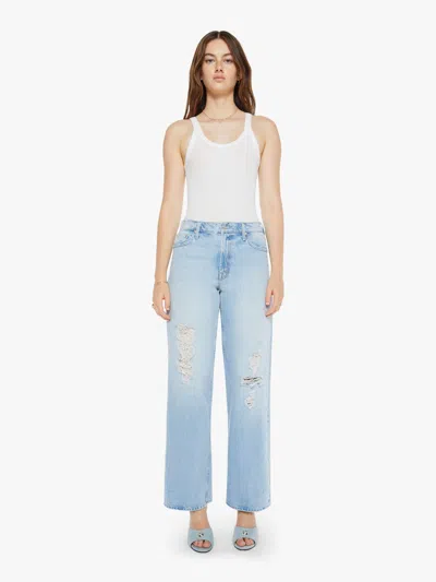 MOTHER THE SPINNER ZIP SNEAK PEDAL FASTER JEANS 