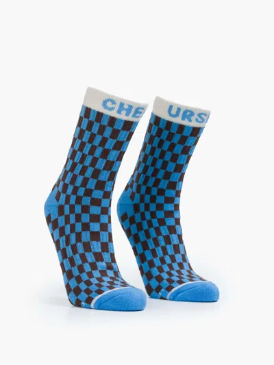 Mother Baby Steps Check Urself Socks In White